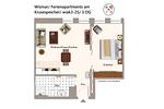 Grundriss - Ferienapartments am Krusespeicher 3-25 - Top-Hundeurlaub