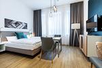 Wohn-/Schlafbereich mit Sitzgelegenheit - Ferienapartments am Krusespeicher 3-33 - Top-Hundeurlaub