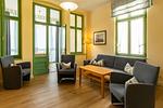 Wohn-Essbereich mit Couch - Villa am Ostseestrand 208 - Top-Hundeurlaub