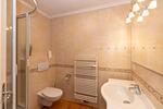 Badezimmer mit Dusche - Apartmenthaus Atlantik 303 - Top-Hundeurlaub