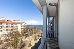 Balkon mit Gartenmöbeln - Apartmenthaus Atlantik 303 - Top-Hundeurlaub