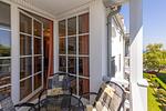 Überdachter Balkon mit Sitzgelegenheit - Apartmenthaus Atlantik 318 - Top-Hundeurlaub