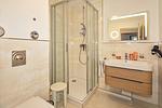 Badezimmer mit Dusche - Seehof 124 - Top-Hundeurlaub