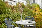 Terrasse mit Gartenmöbeln - Seehof 204 - Top-Hundeurlaub
