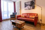 Wohn-Essbereich mit Couch - Seehof 233 - Top-Hundeurlaub