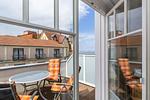 Balkon mit Gartenmöbeln - Meeresblick 219 - Top-Hundeurlaub