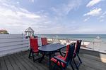 Balkon mit Gartenmöbeln - Meeresblick 226 - Top-Hundeurlaub