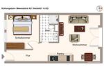 Grundriss - Meeresblick 421 - Top-Hundeurlaub