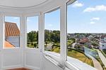 Seitlicher Meerblick im kbmb507, Meerblick 507, Ostseeallee 45 in Kühlungsborn - Meeresblick 507 - Top-Hundeurlaub