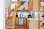 Küchenzeile mit Backofen im kbmb507, Meerblick 507, Ostseeallee 45 in Kühlungsborn - Meeresblick 507 - Top-Hundeurlaub