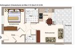 Grundriss - Urlaubsräume am Meer 3-14 - Top-Hundeurlaub