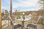 Balkon mit Gartenmöbeln - Villa Aegir 114 - Top-Hundeurlaub
