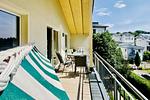 Balkon mit Sitzgelegenheiten - Strand-Park 333 - Top-Hundeurlaub