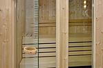 Badezimmer mit Saunabereich - Resort Deichgraf 31-04 - Top-Hundeurlaub