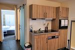 Küchenzeile mit Backofen - Resort Deichgraf 31-12 - Top-Hundeurlaub