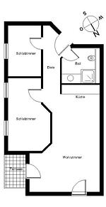 Grundriss - Ulmenschlösschen 05 - Top-Hundeurlaub