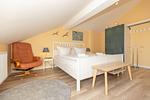 Schlafzimmer mit Doppelbett - Apartment-Residenz Ostseestrand 32 - Top-Hundeurlaub