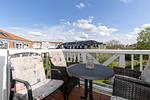 Balkon mit Gartenmöbeln - Apartment-Residenz Ostseestrand 34 - Top-Hundeurlaub