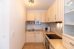 Küchenzeile mit Backofen - Apartment-Residenz Ostseestrand 35 - Top-Hundeurlaub