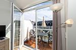 Balkon mit Gartenmöbeln - Apartment-Residenz Ostseestrand 35 - Top-Hundeurlaub