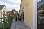 Balkon mit Gartenmöbeln - Ostseeallee 32b 2-2 - Top-Hundeurlaub