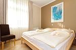 Schlafzimmer - Dünenschloss 1-07 - Top-Hundeurlaub