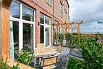 Terrasse mit Gartenmöbel - Aparthotel Anna Düne 0-11 - Top-Hundeurlaub
