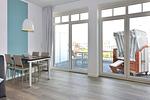Wohn/ Essbereich mit Esstisch - Aparthotel Anna Düne 1-13 - Top-Hundeurlaub