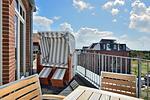 Balkon mit Sitzmöbel - Aparthotel Anna Düne 2-27 - Top-Hundeurlaub