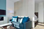 Wohn/ Essbereich mit Couch - Aparthotel Anna Düne 2-29 - Top-Hundeurlaub