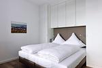 Schlafbereich mit Doppelbett - Aparthotel Anna Düne 2-29 - Top-Hundeurlaub