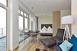 Wohn/ Essbereich mit Esstisch - Aparthotel Anna Düne 2-33 - Top-Hundeurlaub