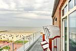 Balkon mit Strandkorb - Aparthotel Anna Düne 2-33 - Top-Hundeurlaub