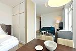 Wohn/ Essbereich mit Esstisch - Aparthotel Anna Düne 2-35 - Top-Hundeurlaub