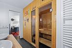Badezimmer mit Sauna - Resort Deichgraf 31-07 - Top-Hundeurlaub