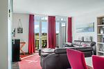 Wohnzimmer mit Ausblick - Resort Deichgraf 27-21 - Top-Hundeurlaub
