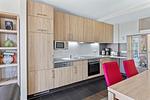 Küchenzeile mit Backofen und Mikrowelle - Resort Deichgraf 27-21 - Top-Hundeurlaub
