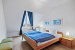 Schlafzimmer mit Doppelbett - Sünnslag 23 - Top-Hundeurlaub