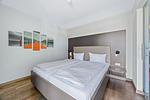 Schlafzimmer mit Doppelbett - Resort Deichgraf 31-13 - Top-Hundeurlaub
