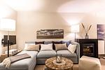 Wohn-Essbereich mit Couch - Resort Deichgraf 31-09 - Top-Hundeurlaub