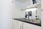 Wohn/ Essbereich mit Küchenzeile - Aparthotel Anna Düne 1-23 - Top-Hundeurlaub
