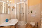 Badezimmer mit Dusche - Apartmenthaus Atlantik 006 - Top-Hundeurlaub