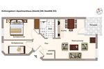 Grundriss - Apartmenthaus Atlantik 006 - Top-Hundeurlaub