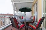 Balkon mit Gartenmöbeln - Dünenschloss 1-33 - Top-Hundeurlaub