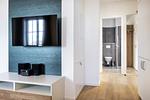 Wohn-Essbereich mit Flatscreen-TV - Krusespeicher 4-52 - Top-Hundeurlaub