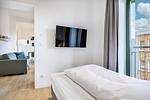 Schlafzimmer mit Doppelbett - Krusespeicher 4-55 - Top-Hundeurlaub