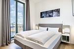 Schlafzimmer mit Doppelbett - Krusespeicher 6-76 - Top-Hundeurlaub
