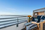 Terrasse - Ferienwohnung Art and Soul Penthouse, App. 27 Olpenitz - Top-Hundeurlaub