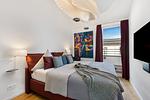 Schlafzimmer - Ferienwohnung Art and Soul Penthouse, App. 27 Olpenitz - Top-Hundeurlaub