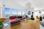 Wohnzimmer - Ferienwohnung Art and Soul Penthouse, App. 27 Olpenitz - Top-Hundeurlaub